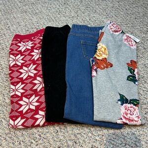 Hanna Andersson Gap bundle of 4 bottoms/pants/leggings sz 10